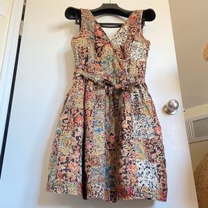 Tommy Hilfiger floral print faux wrap dress